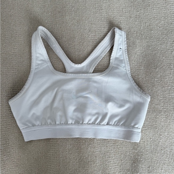 Nike Other - Nike White Racerback Sports Bra with Wide Straps